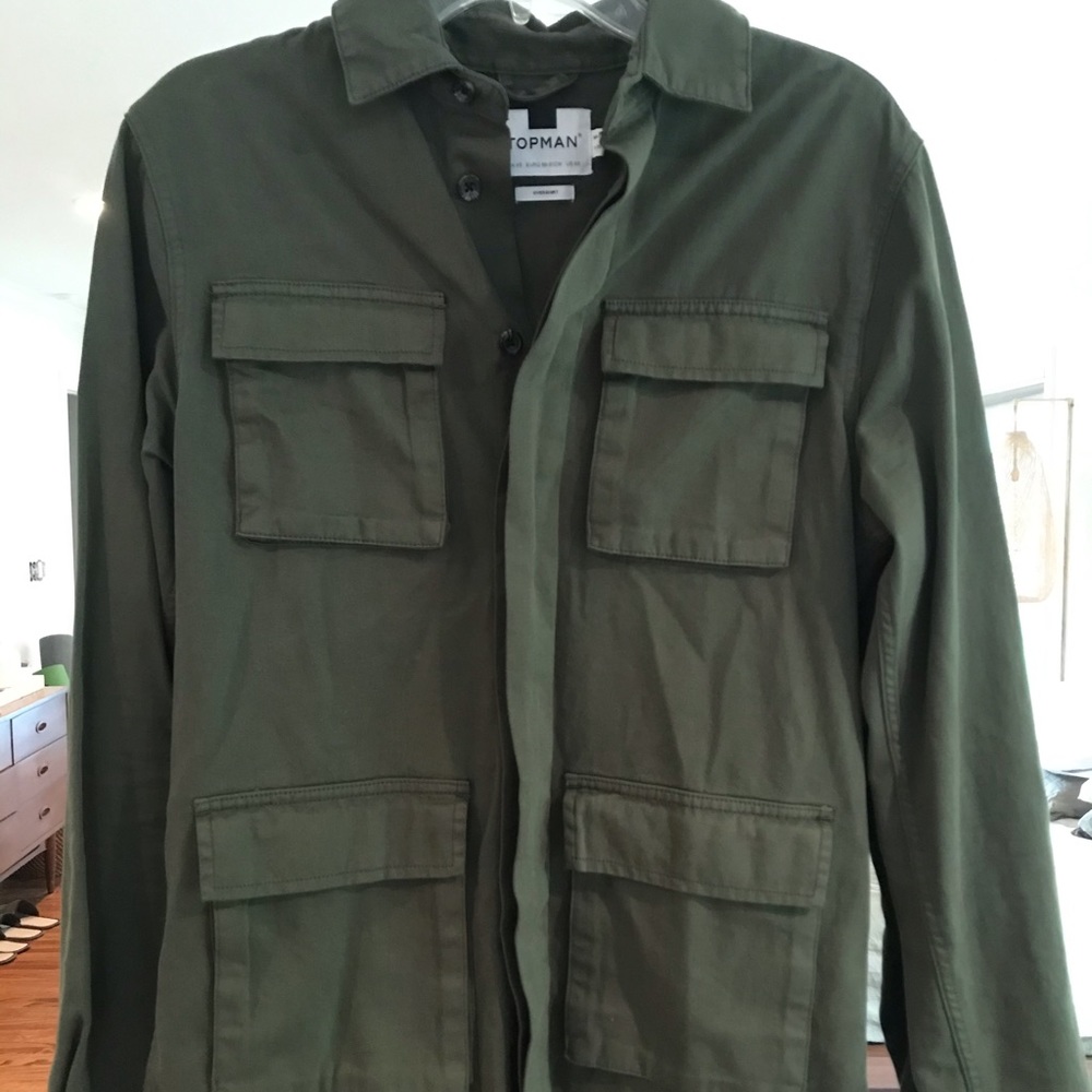 Topman military cargo jacket